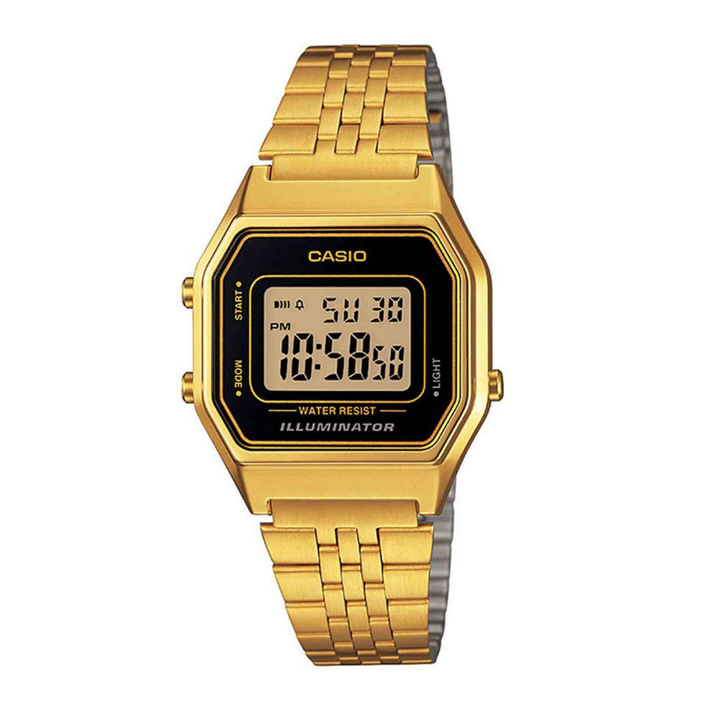 Casio Vintage Gold Tone Digital Watch LA680WGA-1D