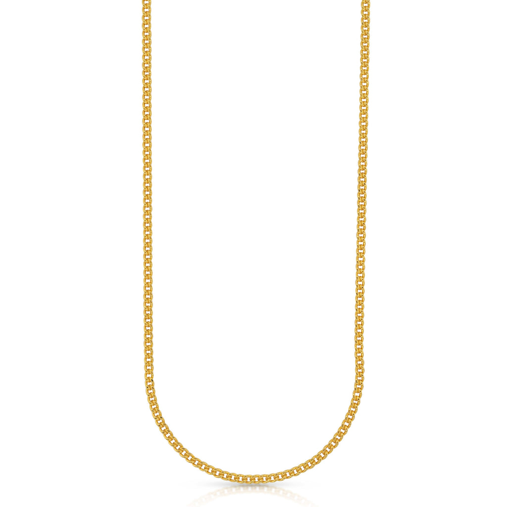 Stainless Steel Gold Tone Curb Chain