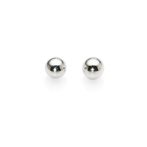 Sterling Silver 4mm Ball Stud Earrings