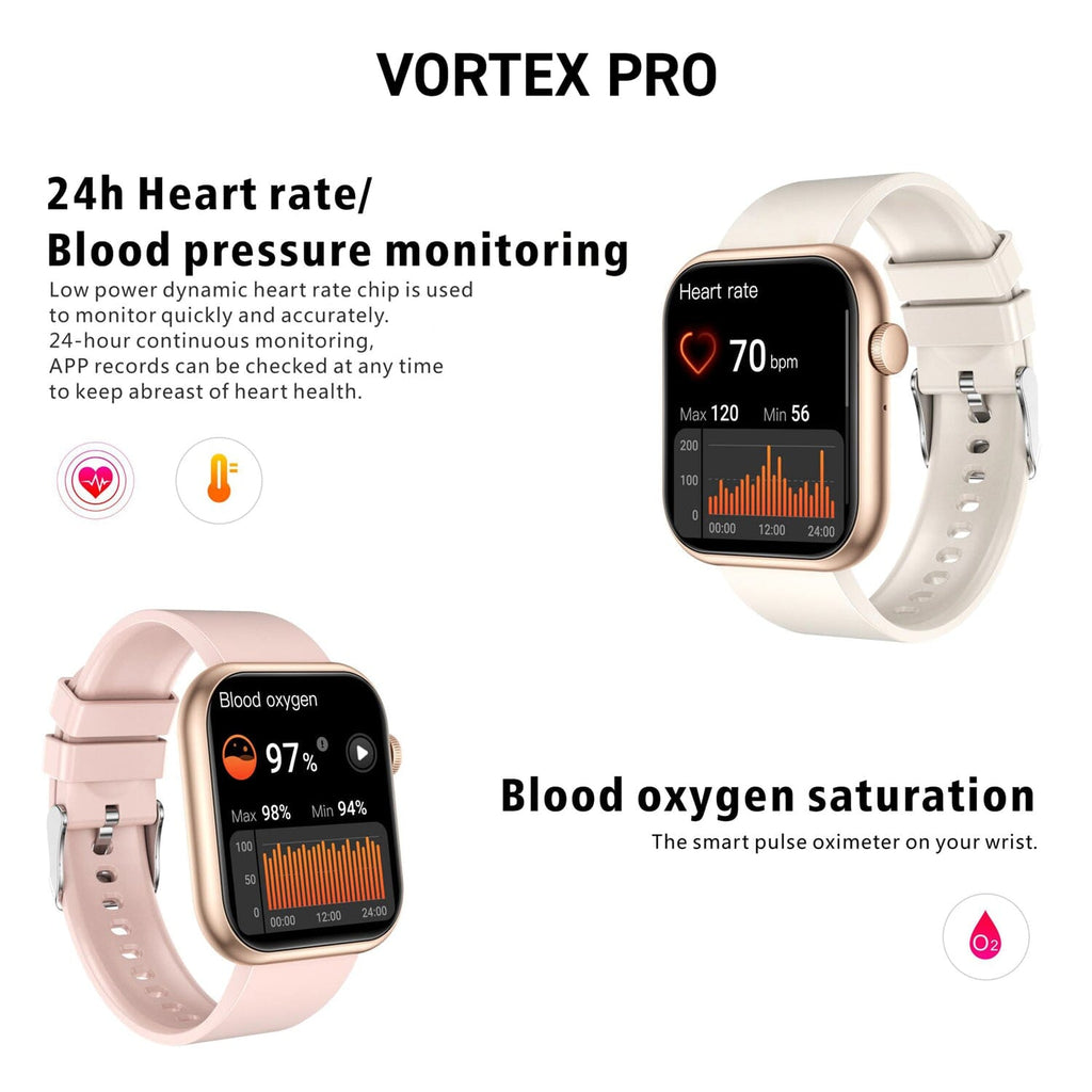 Cactus Vortex Pro Pink Smart Watch CAC144M05