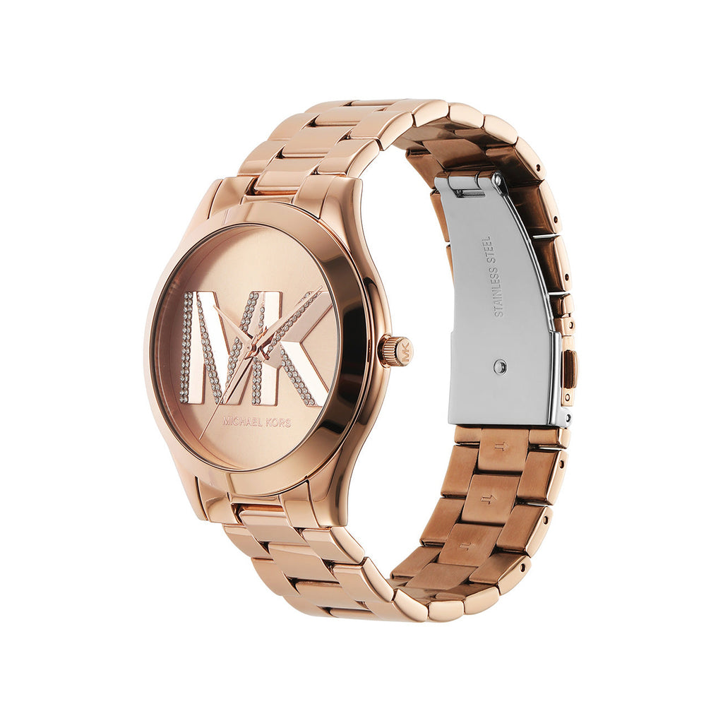 Michael Kors Slim 'Runway' Rose Gold Tone Watch MK4733