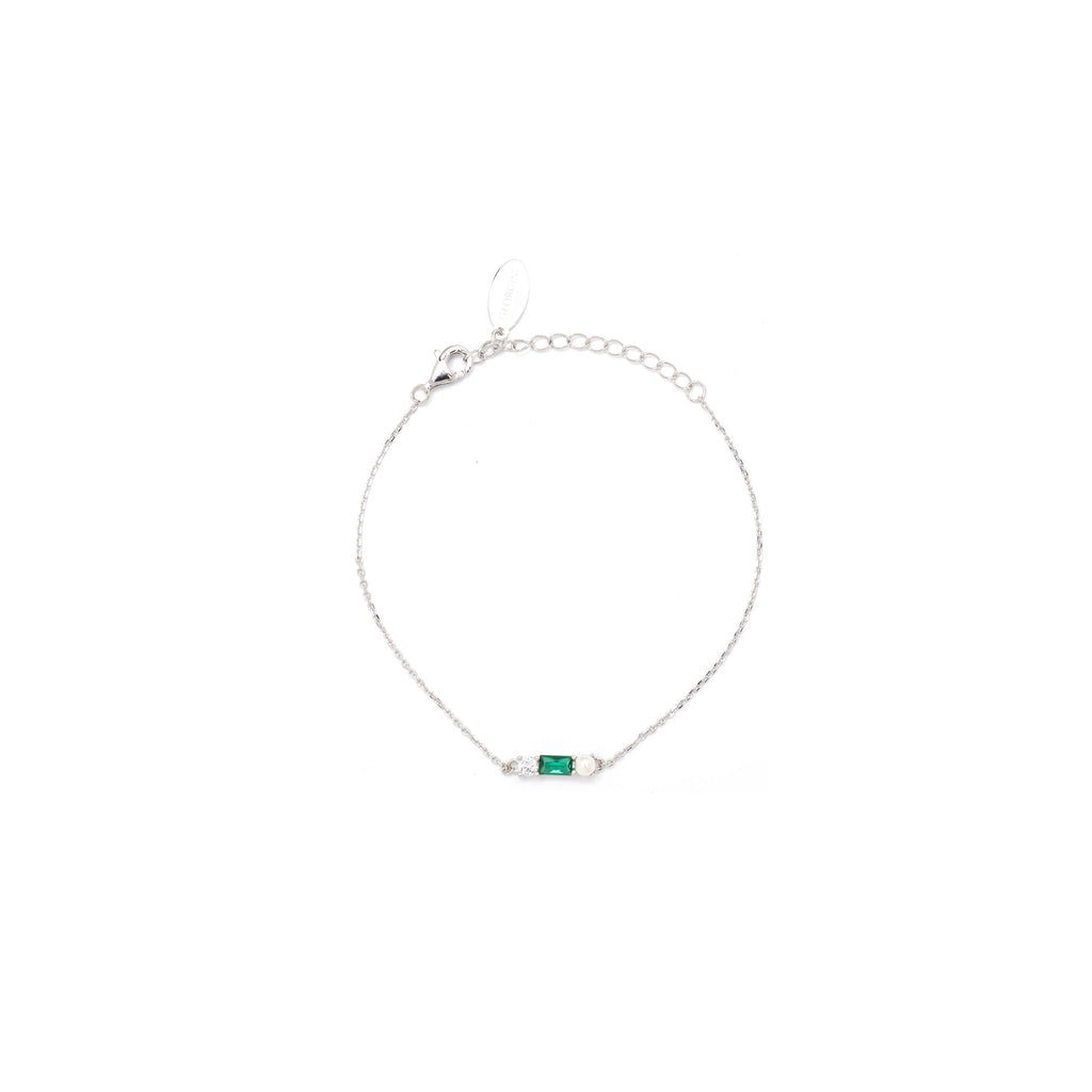 Georgini 'Gifts Emerald Isle' Green Cubic Zirconia Bracelet