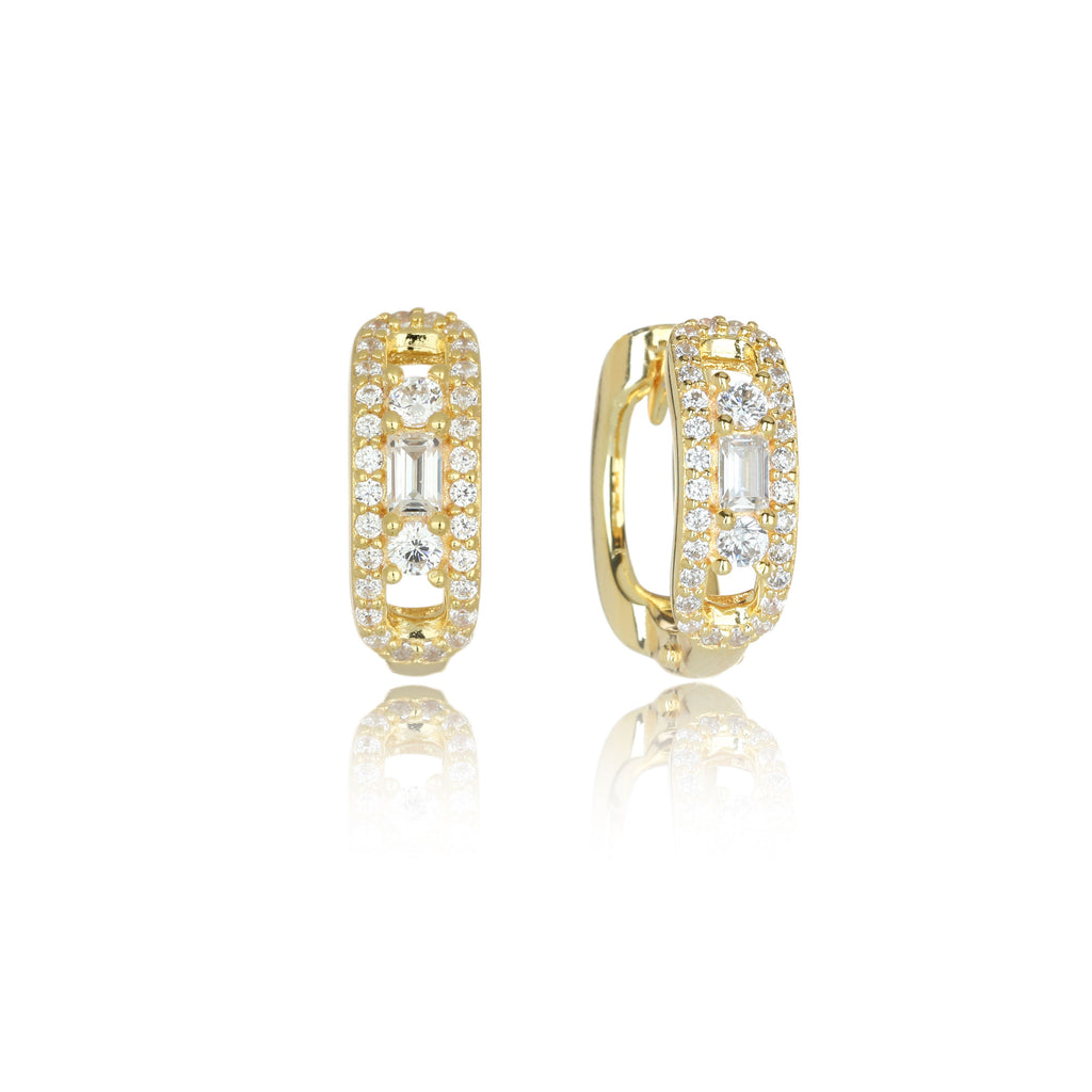 Georgini 'Gifts Jasmine' Hoop Earrings Gold Tone IE1136G