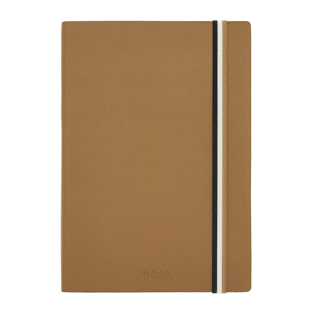 Hugo Boss Iconic Camel Lined A5 Notebook HNH321XL