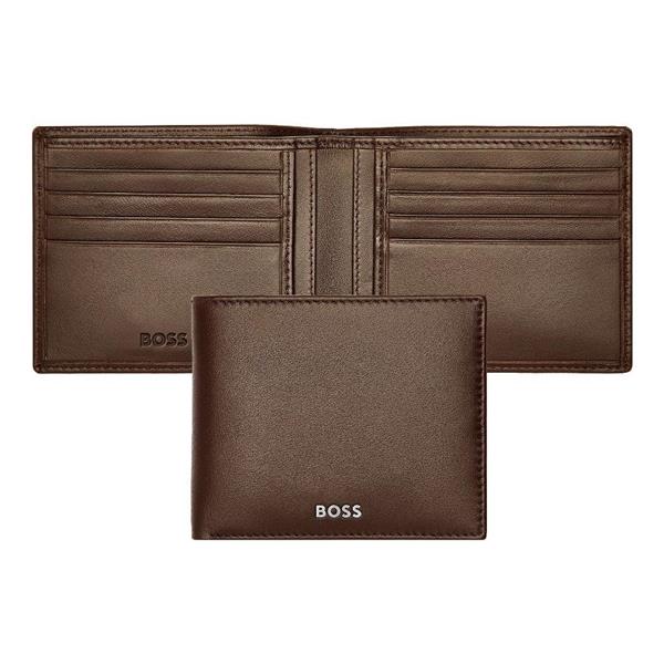 Hugo Boss Classic Smooth Brown Leather Wallet HLW403Y