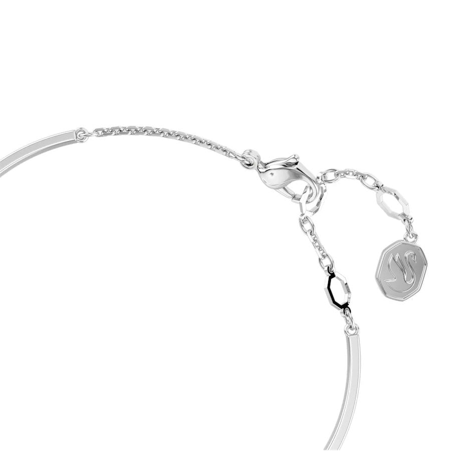 Swarovski 'Hyperbola' Crystal & Pearl Heart Bangle 5684385