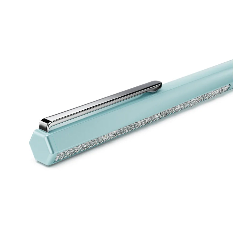 Swarovski Crystal Shimmer Ballpoint Blue Lacquered Pen 56781