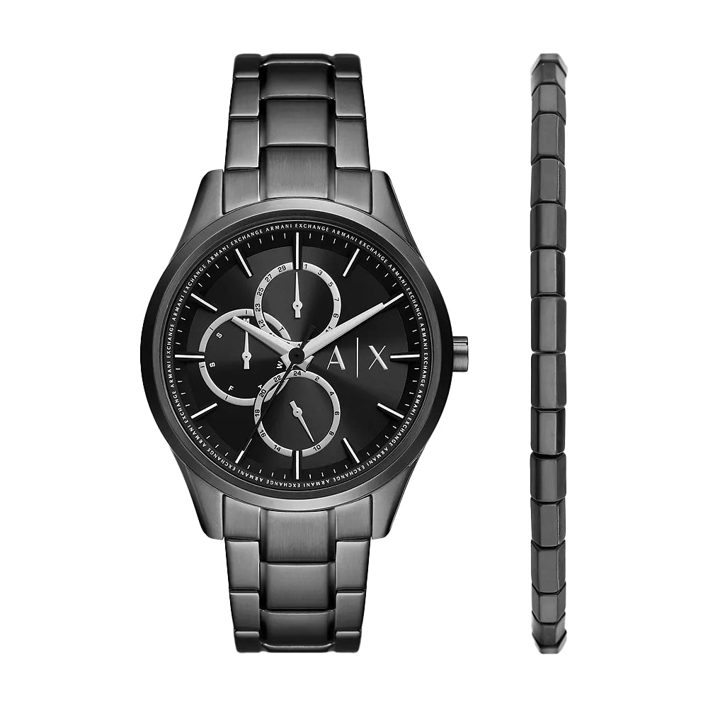 Armani Exchange 'Dante' Multifunction Watch & Bracelet Set A