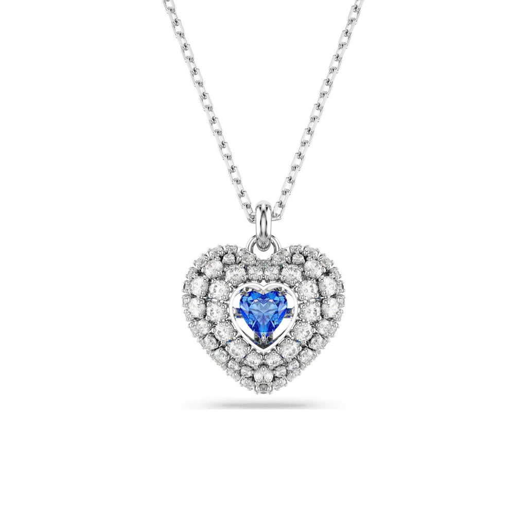 Swarovski 'Hyperbola' Blue Crystal Heart Pendant 5680403
