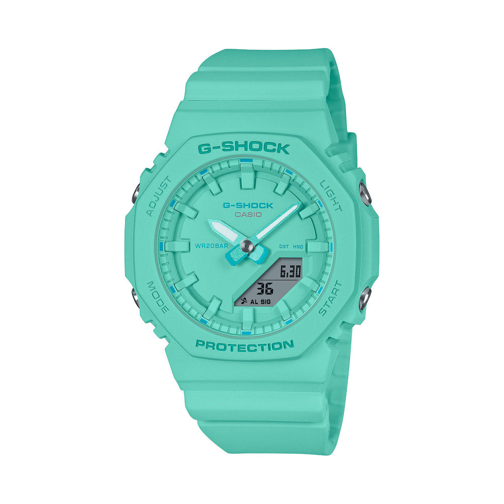 Casio G-Shock Turquoise Analogue Digital Watch GMA-P2100-2A