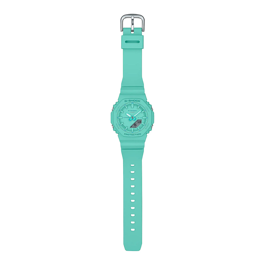 Casio G-Shock Turquoise Analogue Digital Watch GMA-P2100-2A