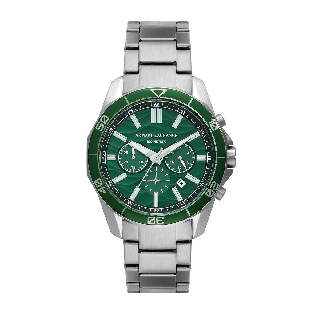 Armani Exchange 'Spencer' Chronograph Green Watch AX1957