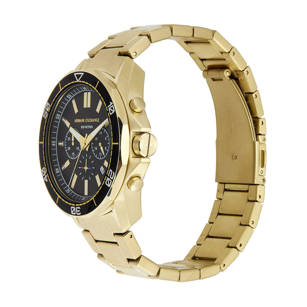 Armani Exchange 'Spencer' Gold Tone Chronograph Watch AX1958