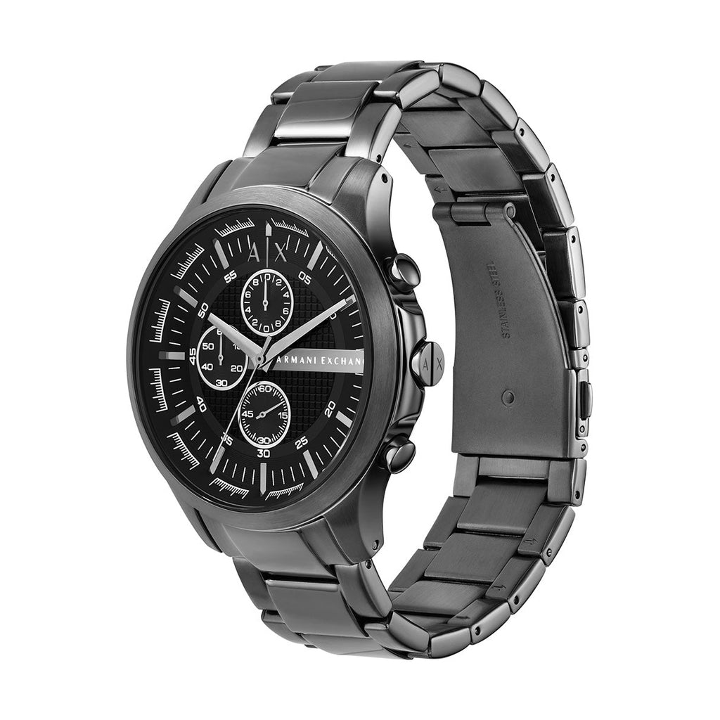 Armani Exchange 'Hampton' Gun Metal Grey Chronograph Watch A