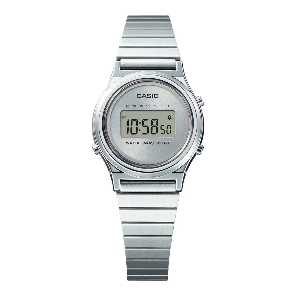 Casio Vintage Petite Stainless Steel Digital Watch LA700WE-7