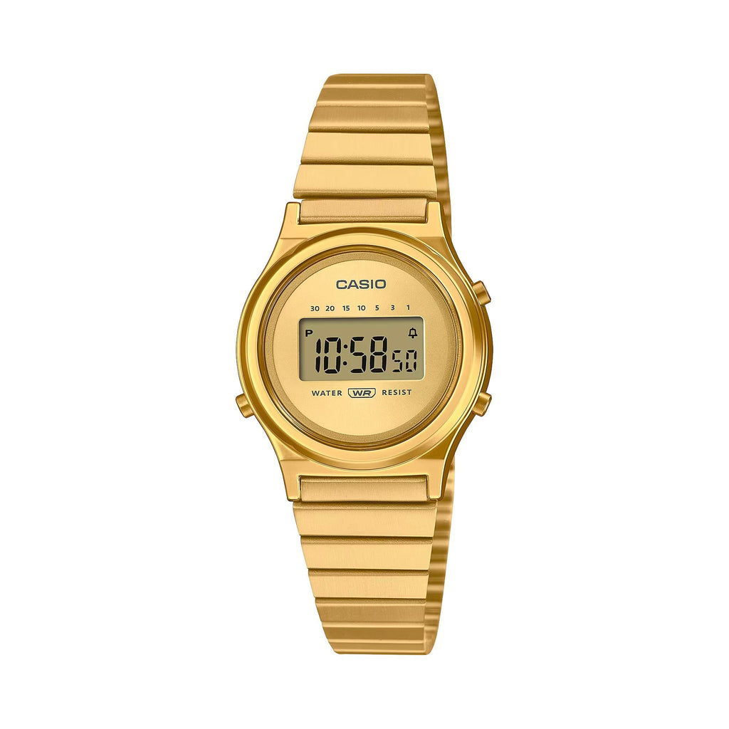 Casio Vintage Petite Gold Tone Digital Watch LA700WEG-9A