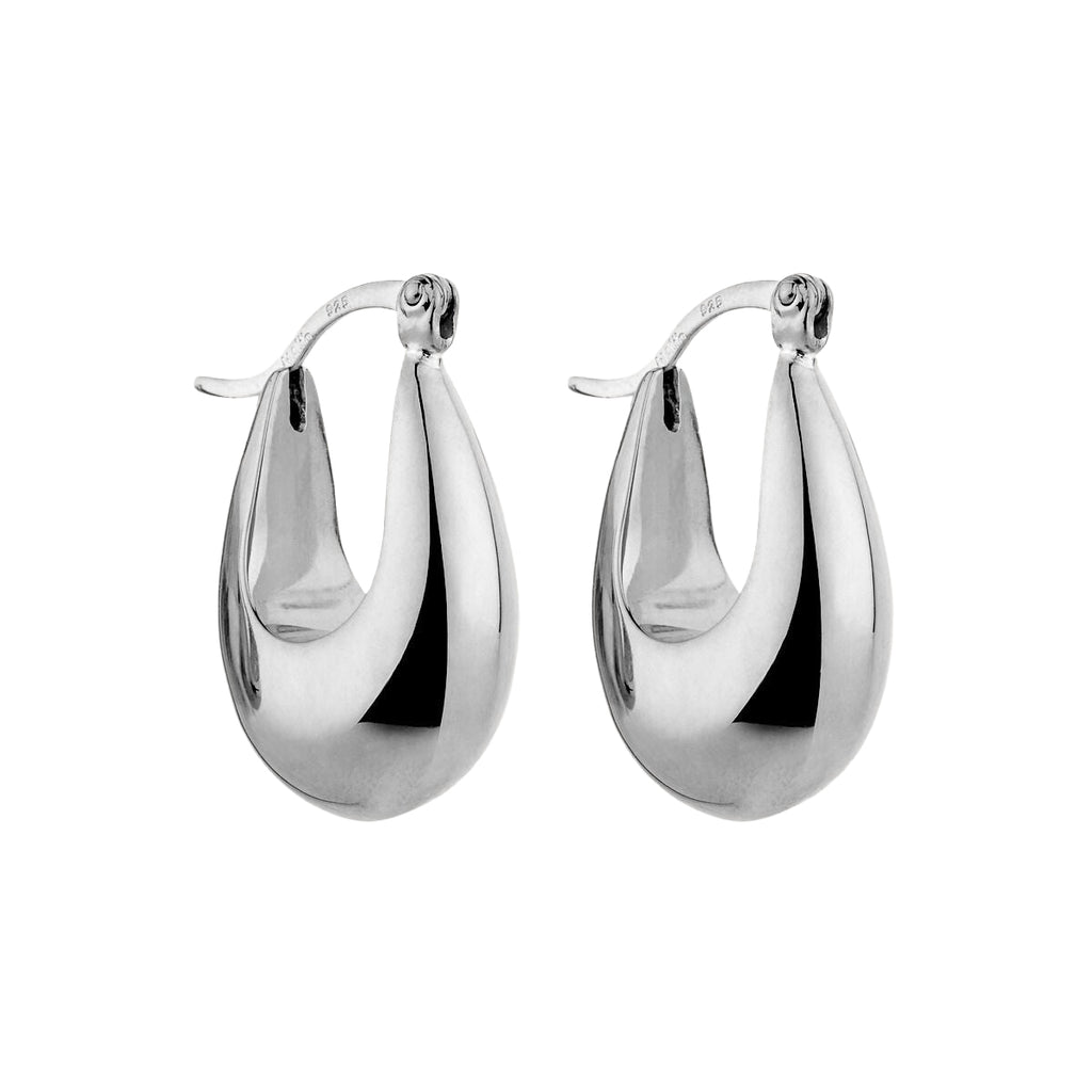 Najo Sterling Silver Cloudland Hoop Earring E6932