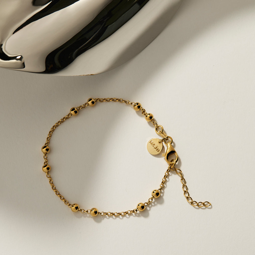 Najo 'Mattina' Gold Tone Single Bracelet B7037