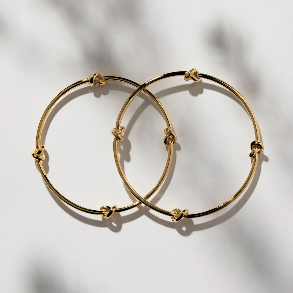 Najo 'Nature’s Knot' Gold Tone Bangle B7045