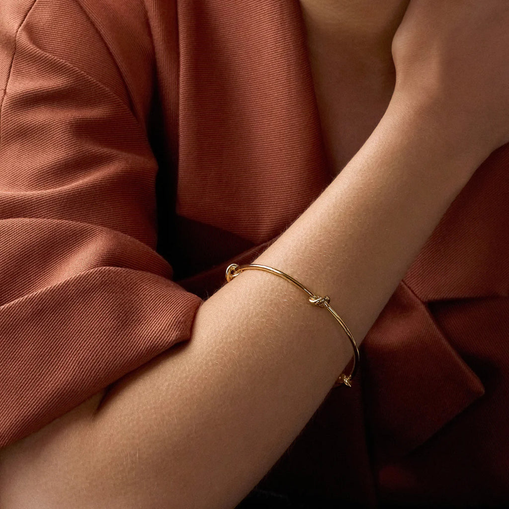 Najo 'Nature’s Knot' Gold Tone Bangle B7045