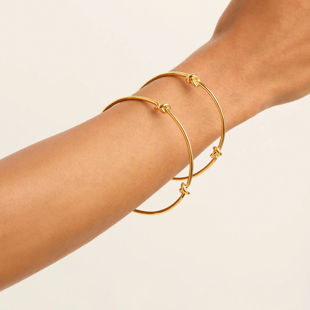 Najo 'Nature’s Knot' Gold Tone Bangle B7045