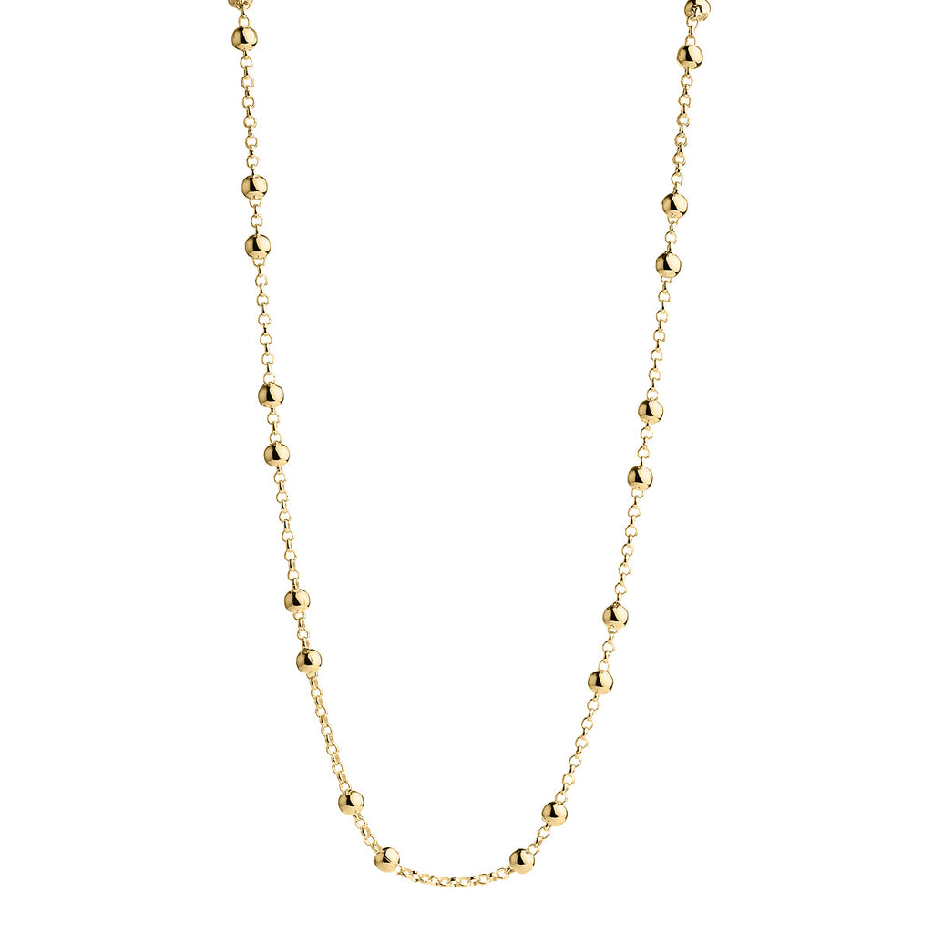 Najo 'Mattina' Gold Tone Ball Chain Necklace N7037