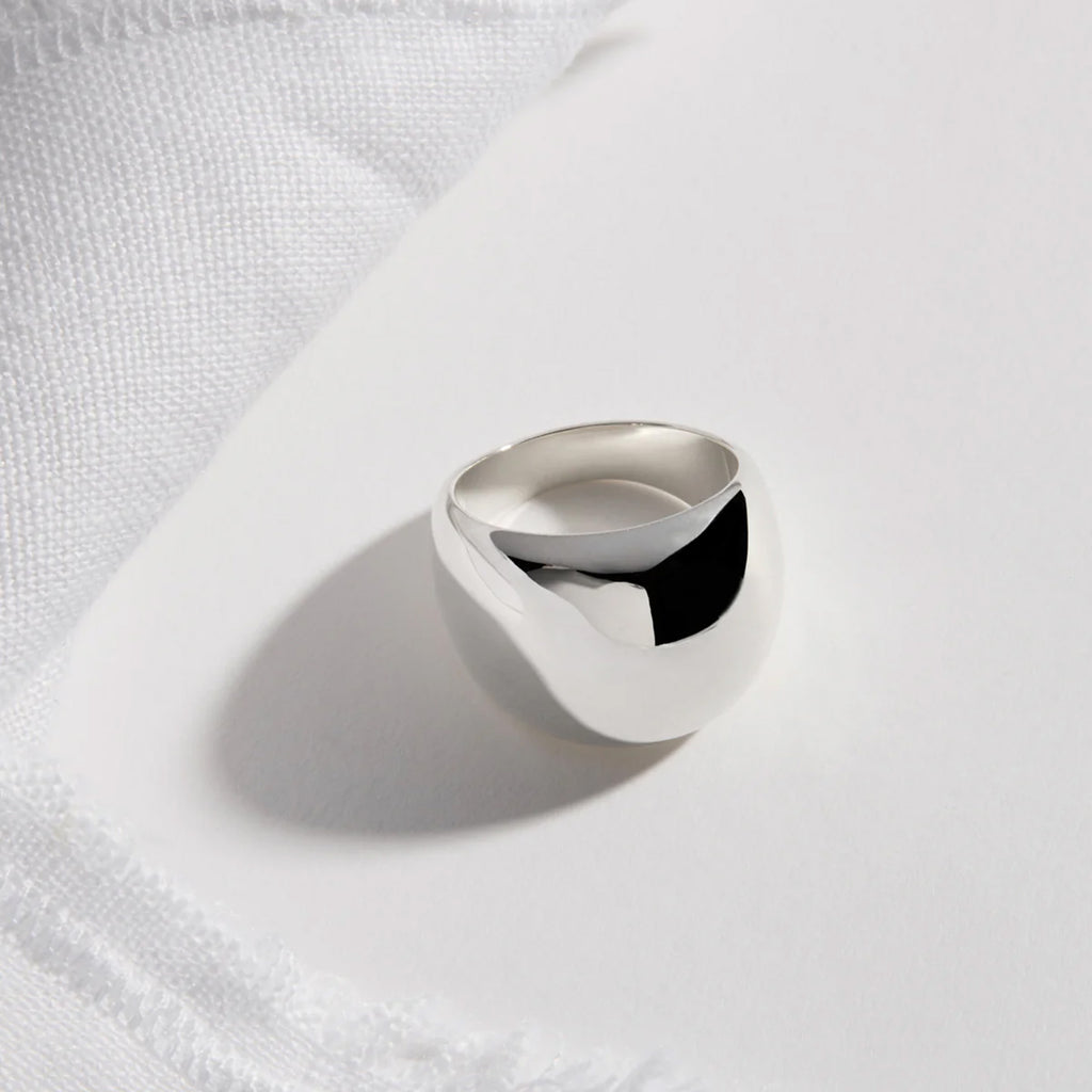 Najo 'Panorama' Sterling Silver Domed Ring R7070