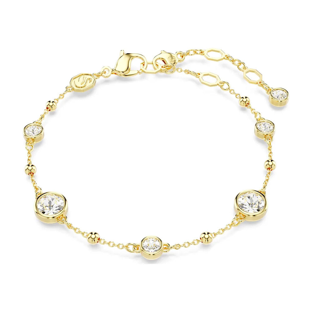 Swarovski 'Imber' Gold Tone Round Crystal Bracelet 5680094
