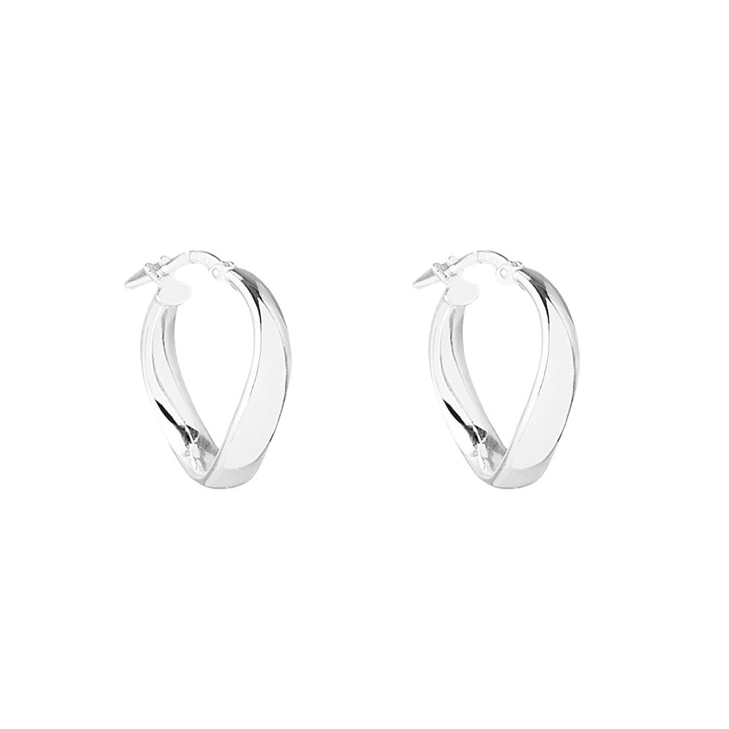 Najo 'Eddy' Sterling Silver Hoop E6120