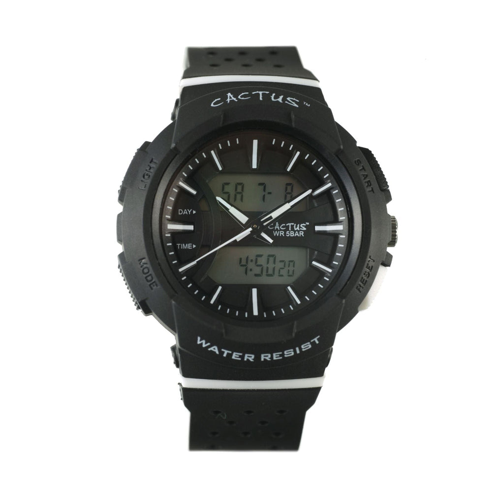 Cactus Analogue Digital Black Watch CAC142M01