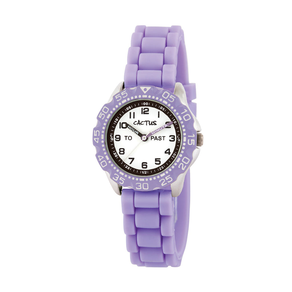 Cactus Purple Time Teacher Kids Watch CAC148M09