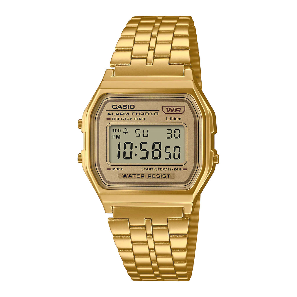 Casio Vintage Gold Digital Watch A158WETG-9A