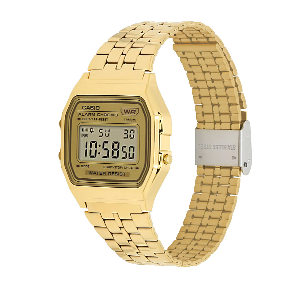 Casio Vintage Gold Digital Watch A158WETG-9A