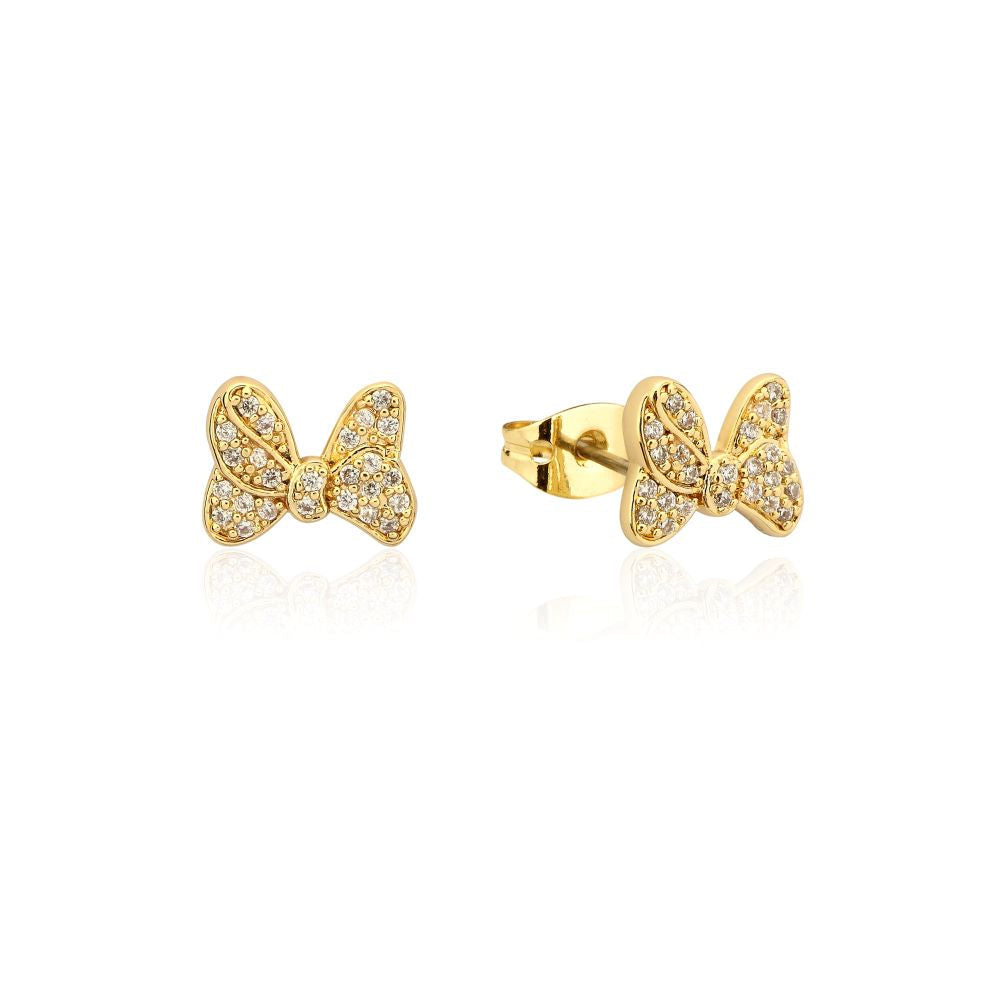Disney Couture Kingdom Minnie Mouse Cubic Zirconia Bow Studs