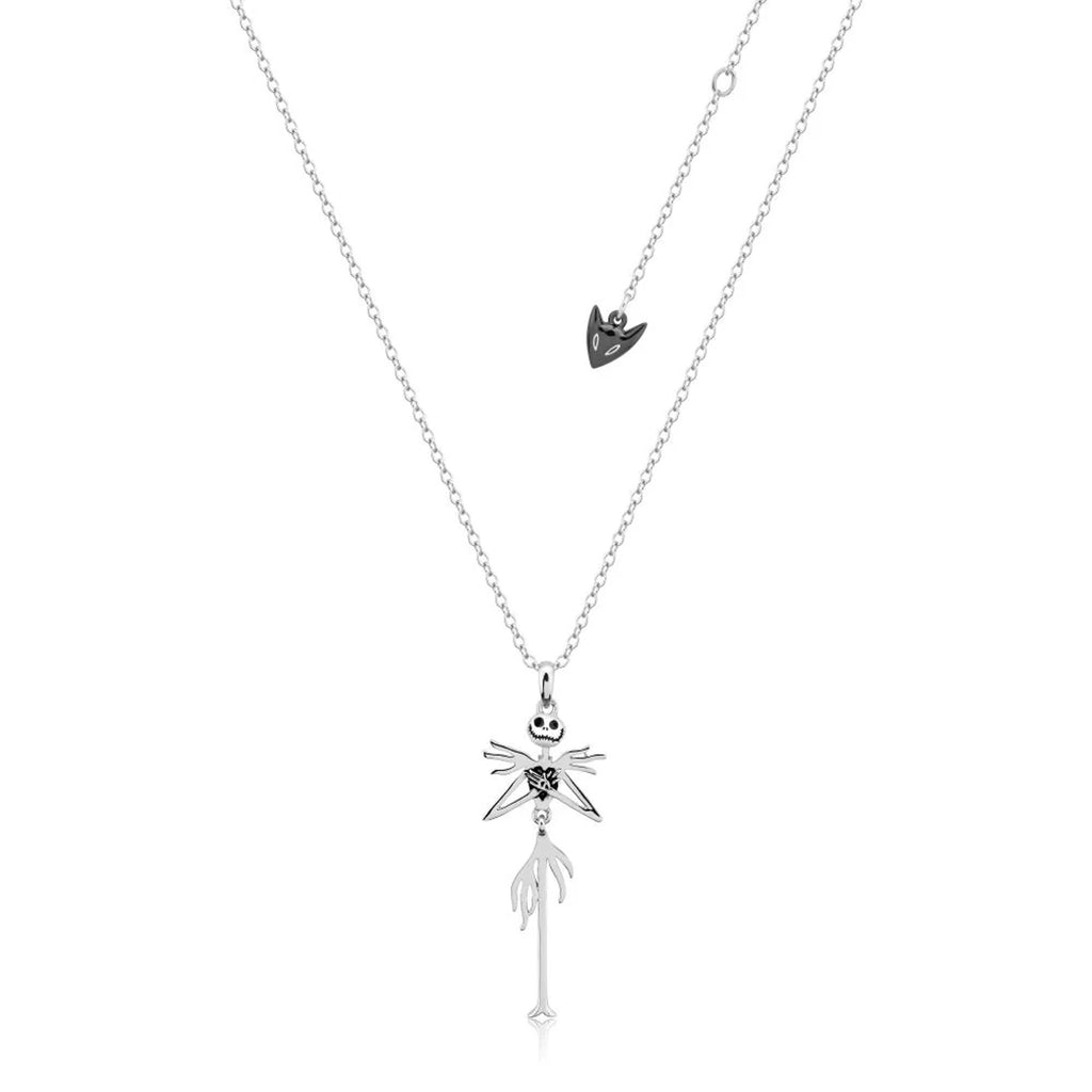 Disney Couture Kingdom Jack Skellington Silver Tone Necklet