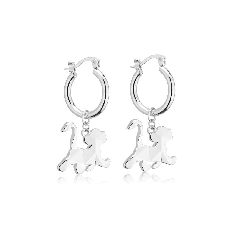 Couture Kingdom Disney 100 Simba Charm Hoop Earrings DSE1118