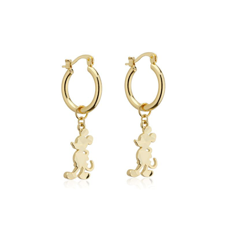 Couture Kingdom Disney 100 Mickey Mouse Charm Hoop Earrings
