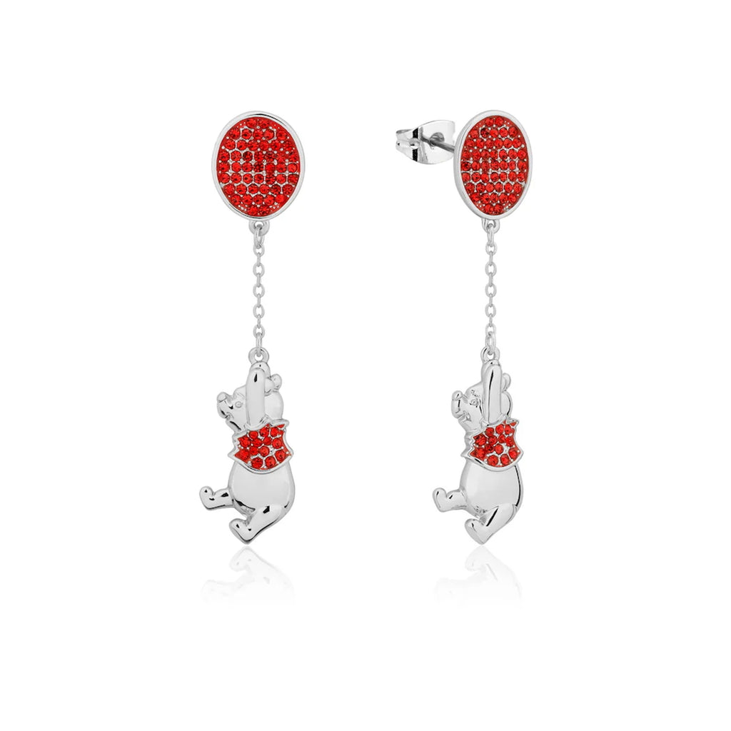 Disney Couture Kingdom Winnie the Pooh Balloon Drop Earrings