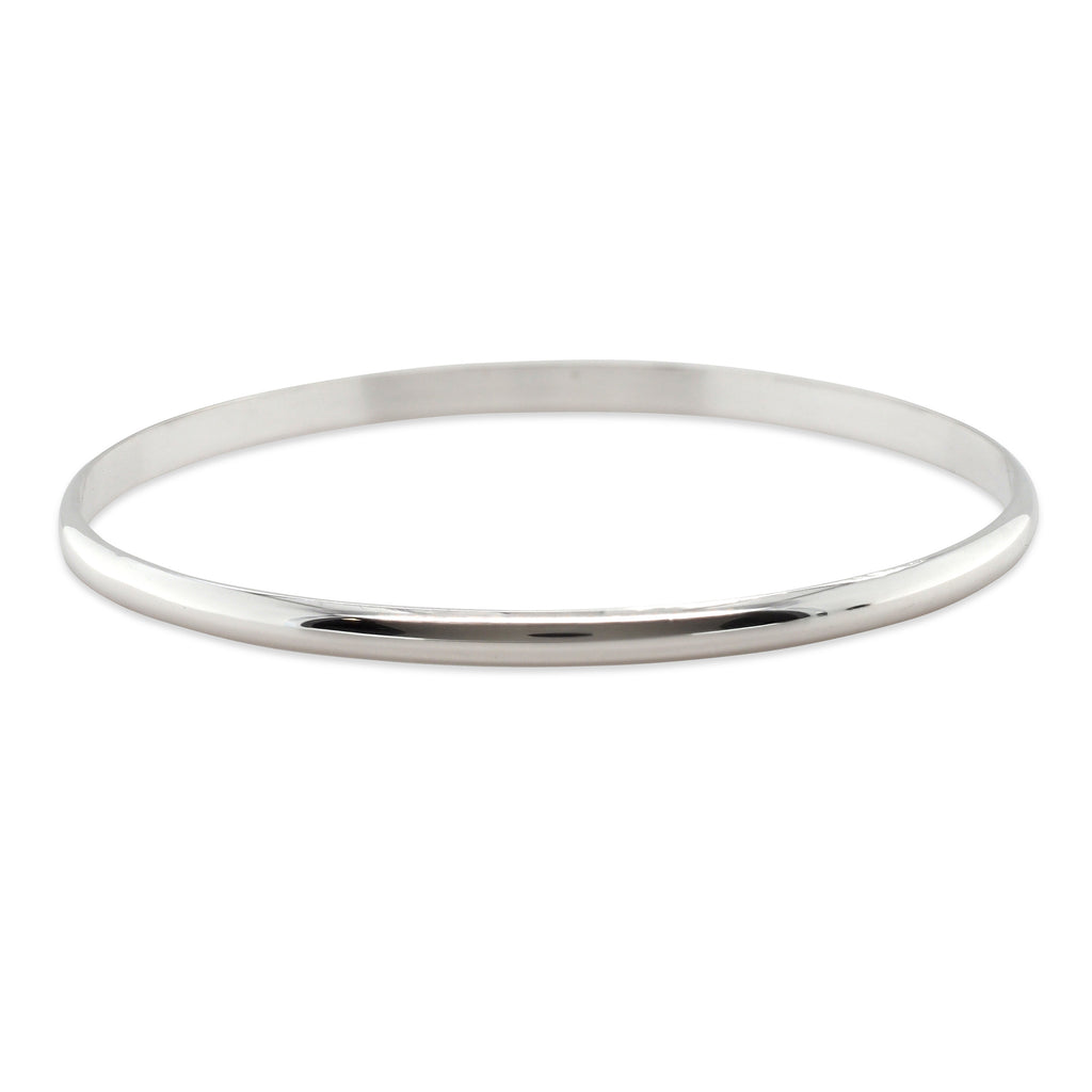 Sterling Silver Solid 68mm Bangle