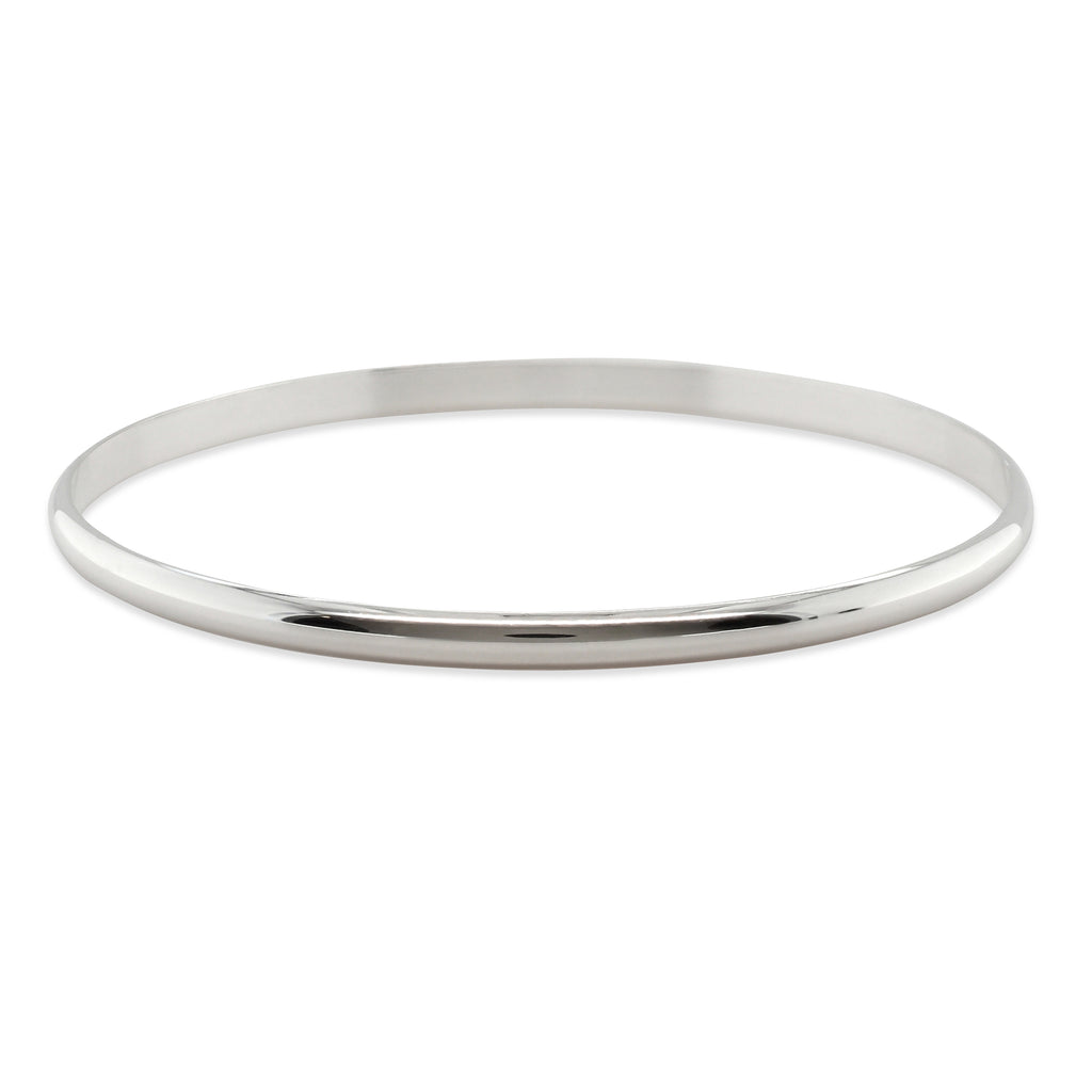 Sterling Silver Solid 70mm Bangle