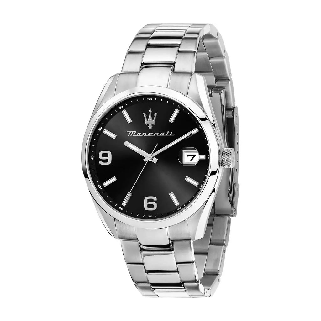 Maserati Attrazione Stainless Steel Black Dial Watch R885315