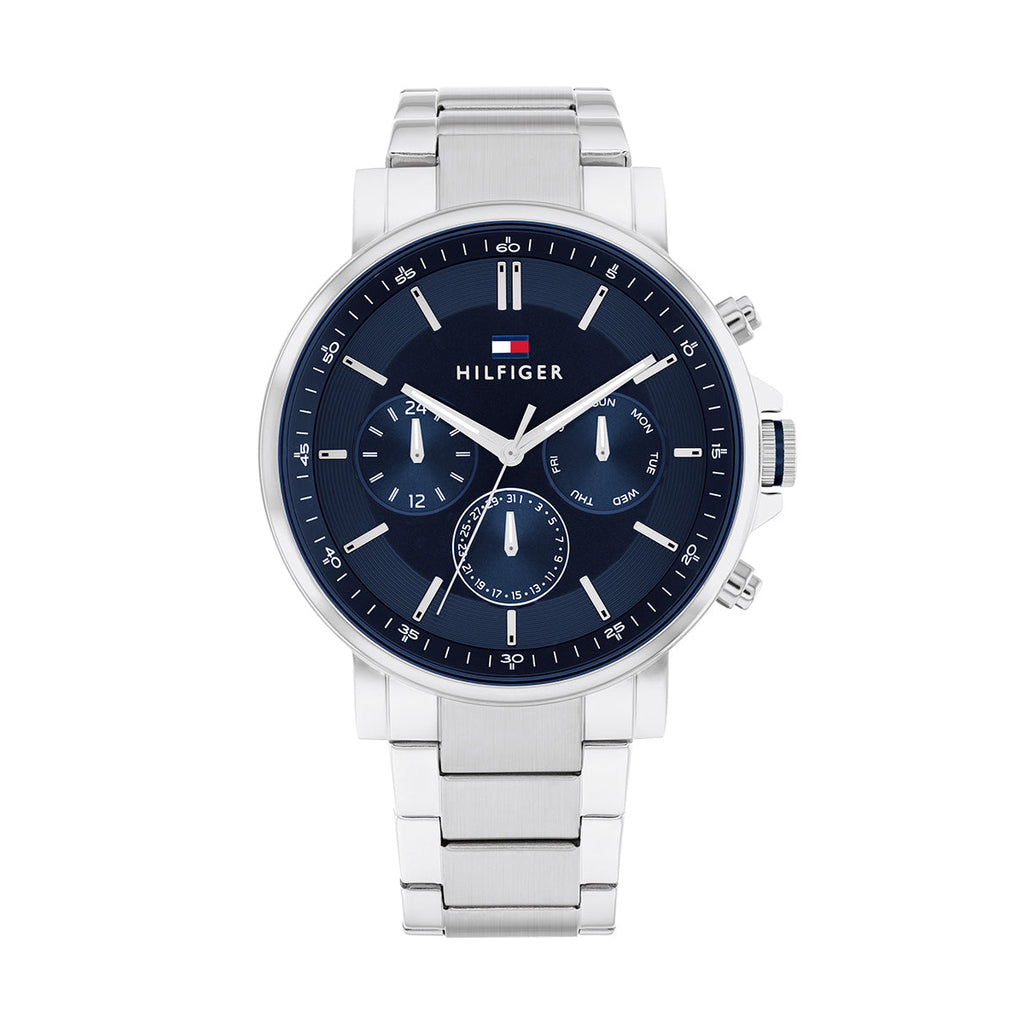 Tommy Hilfiger 'Tyson' Multi-Function Navy Blue Dial Watch 1