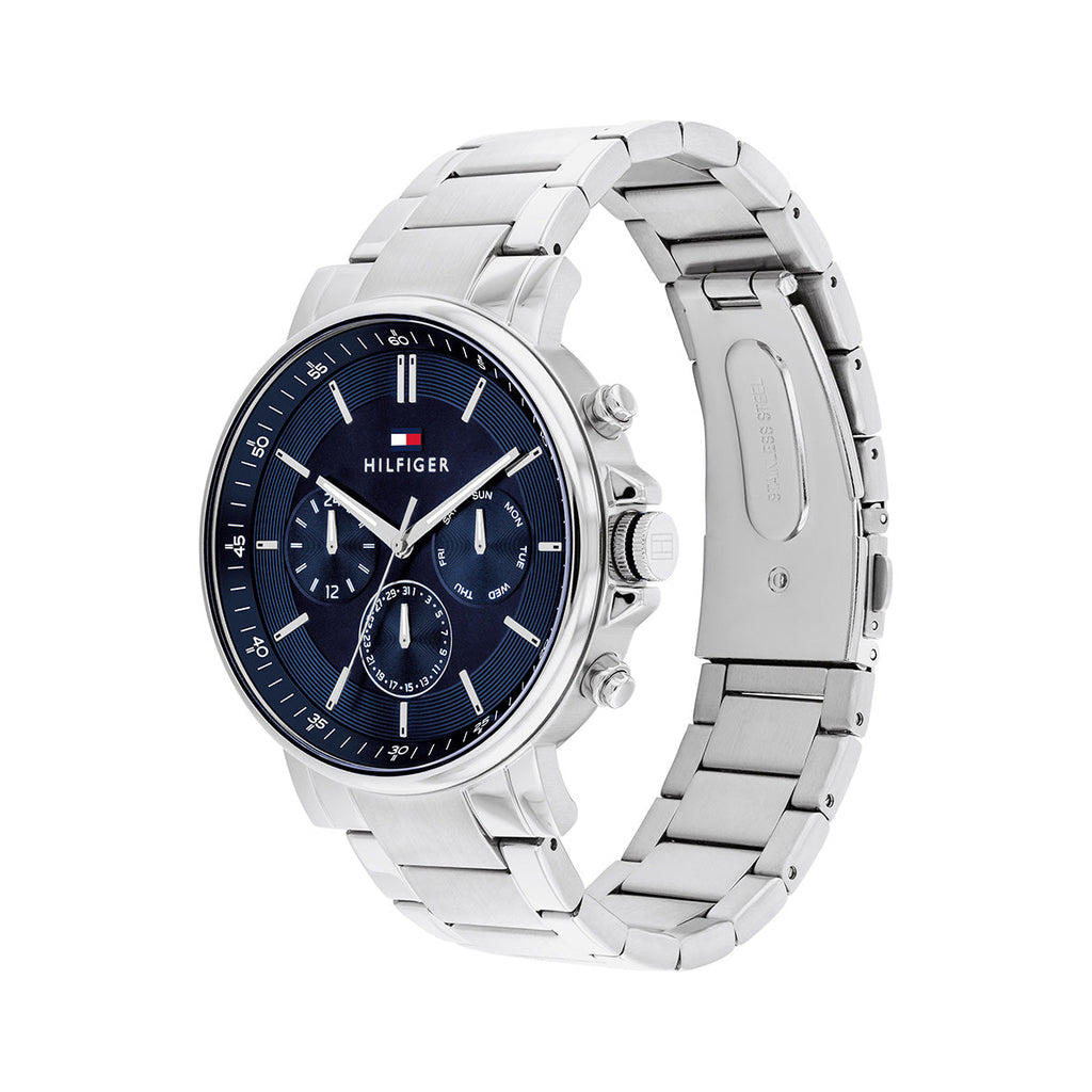 Tommy Hilfiger 'Tyson' Multi-Function Navy Blue Dial Watch 1