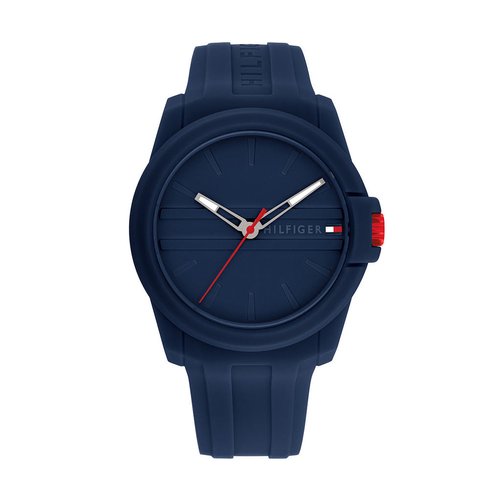 Tommy Hilfiger 'Austin' Blue Silicone Watch 1710595