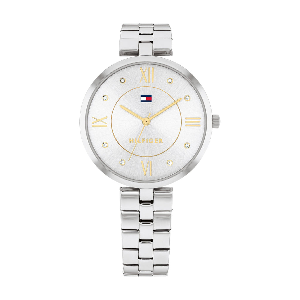 Tommy Hilfiger 'Ella' Stainless Steel Crystal Watch 1782683