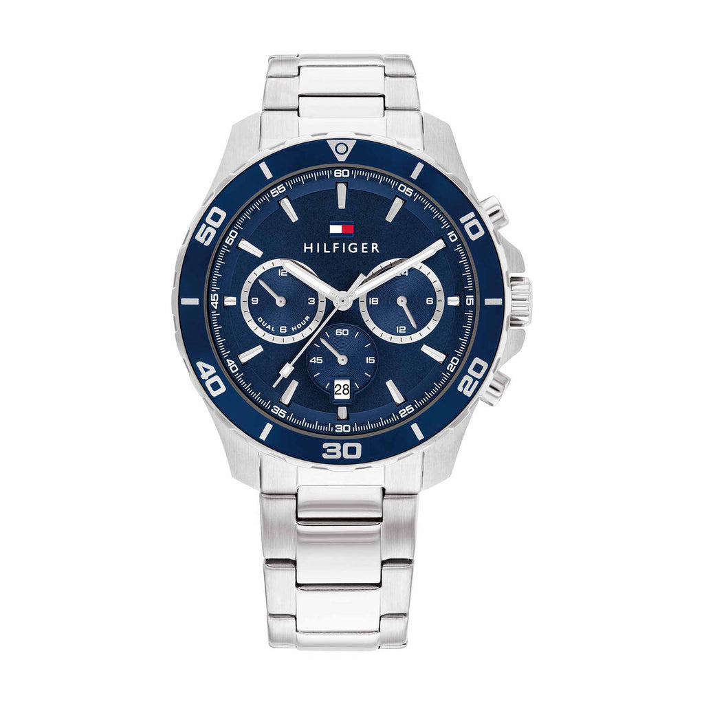 Tommy Hilfiger 'Jordan' Multi-Function Blue Dial Watch 17920