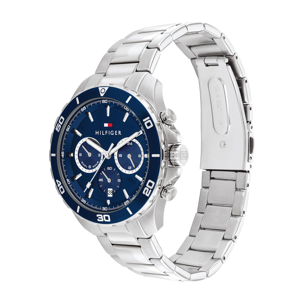 Tommy Hilfiger 'Jordan' Multi-Function Blue Dial Watch 17920