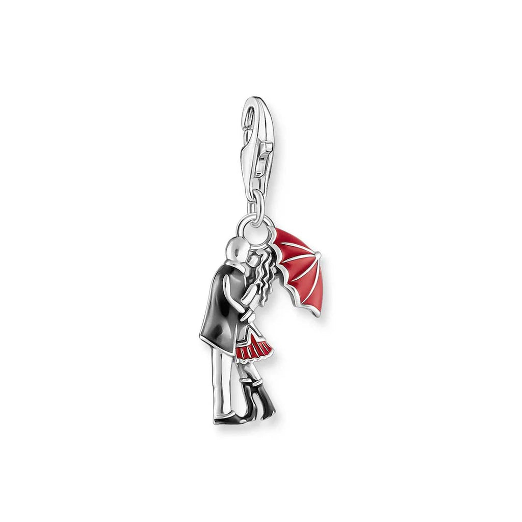 Thomas Sabo Sterling Silver Enamel Kissing Couple Charm CC20