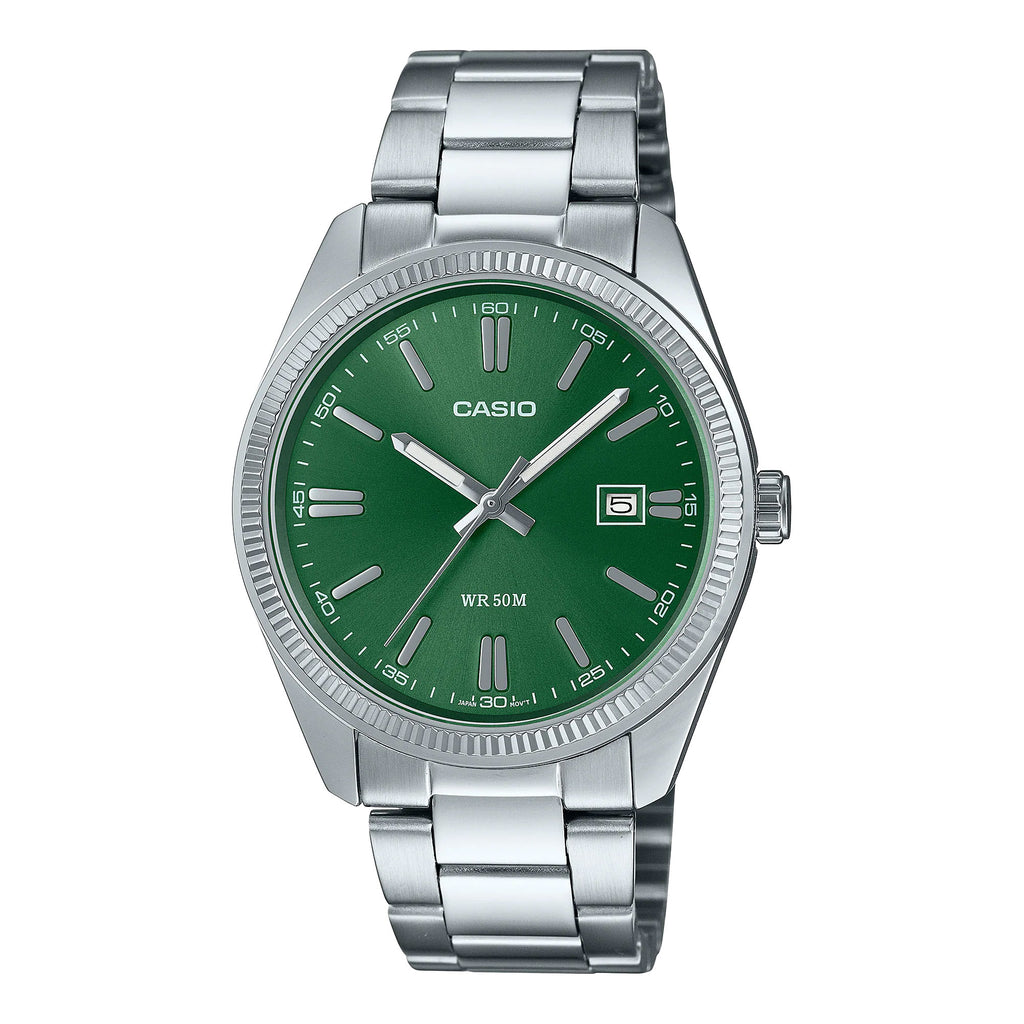 Casio Green Dial Analogue Watch