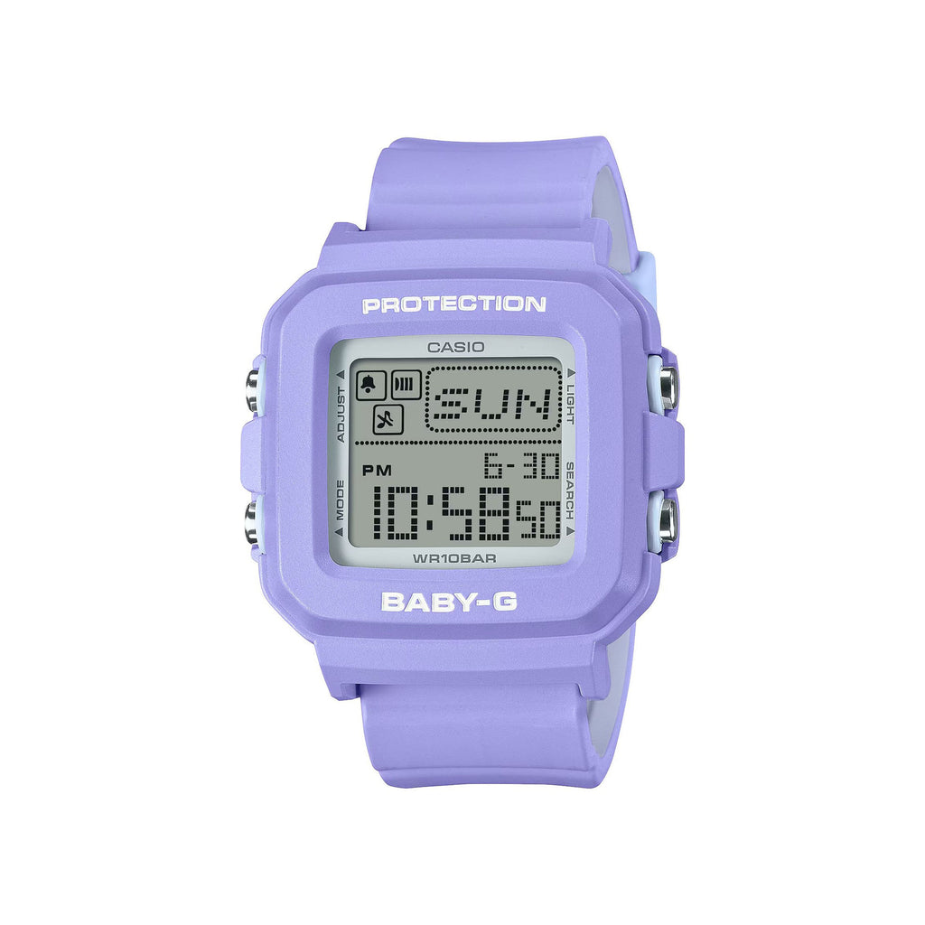 Casio Baby-G Plus Purple Digital Watch & Case Holder Set BGD